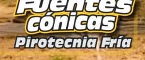 Fuentes Cónicas Pirotecnia Fría (Pack x4)